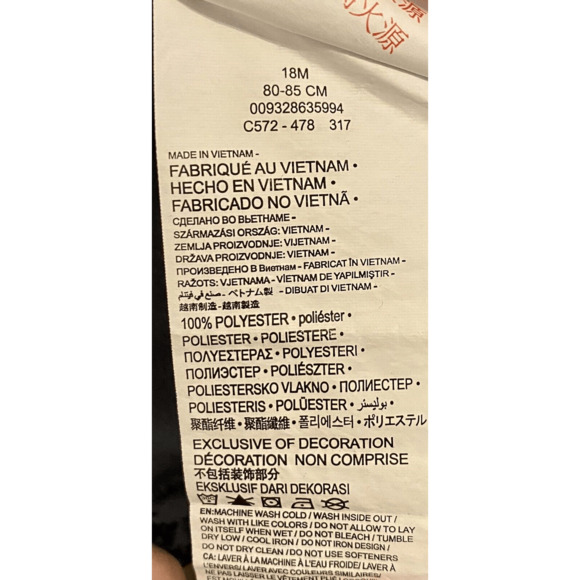 Nike Dri-Fit Camo Zip Up Sweatshirt Baby Infant 18m Black Gray Neon Orange - Picture 6 of 9